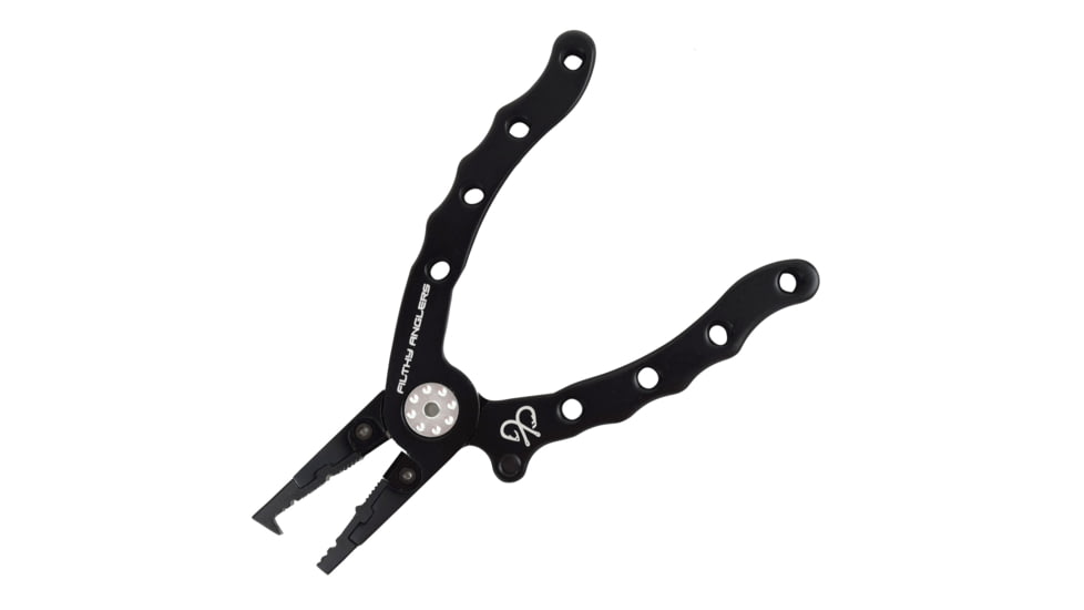 Filthy Anglers Multi-Functional Aluminum Fishing Pliers, Black, PLIERS-BLK