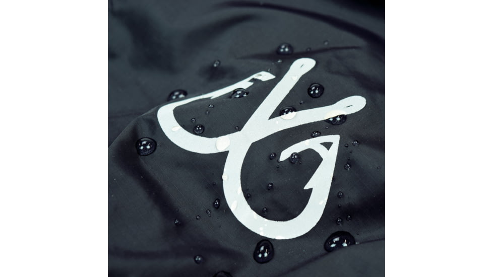 Filthy Anglers Packable Windbreaker Jacket, Black, Medium, WINDBLK-M