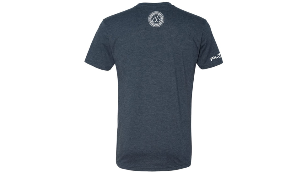 Filthy Anglers Patriotic Fishing Hooks T-Shirt - Mens, Navy Blue, Medium, T-PATHKNVY-M