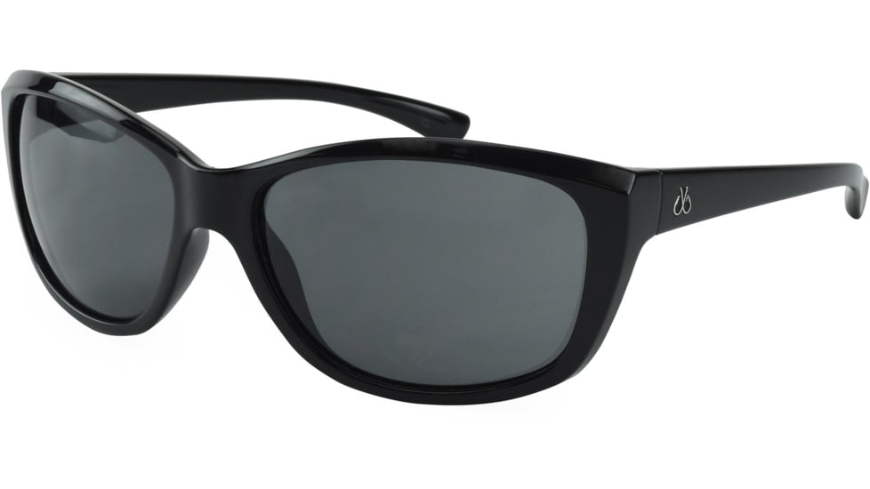 Filthy Anglers Pleasant Sunglasses - Womens, Black Frame, Smoked Polarized Lens, PLEBLK01P
