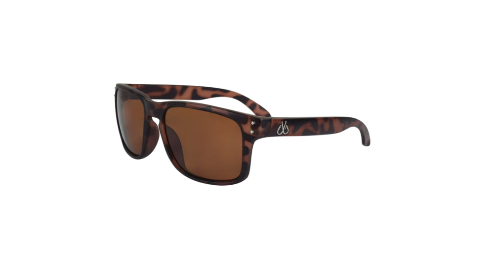 Filthy Anglers Rush Polarized Fishing Sunglasses, Matte Tortoise/Brown Polarized, RUSMTR03P