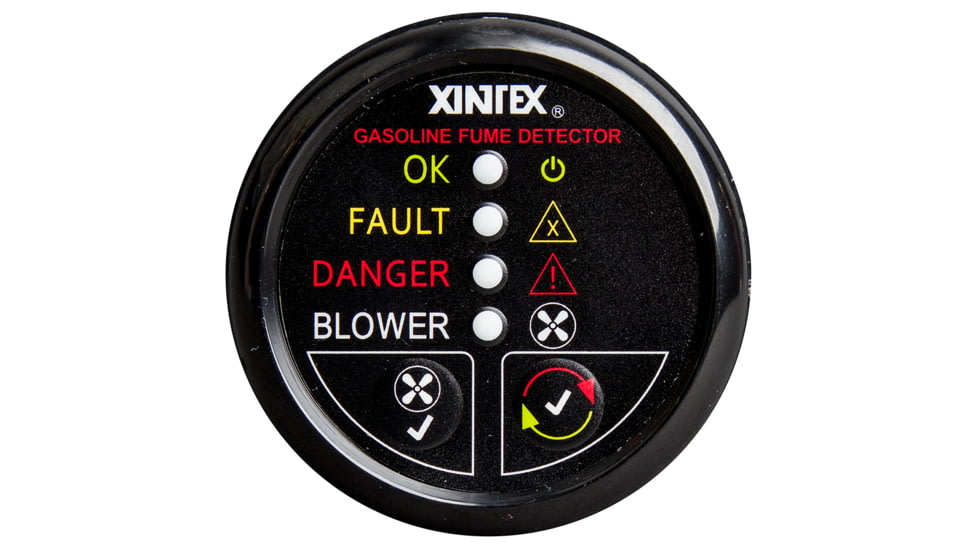 Fireboy-Xintex Gasoline Fume Detector &amp; Blower Control w/Plastic Sensor - Black Bezel Display 63865