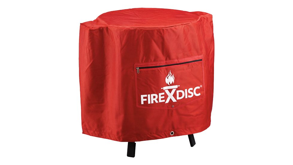 Firedisc Grills Firedisc Cookers, Weatherproof Cover W/logo, 24in, PVC, Firemn Red, TCGFDCR