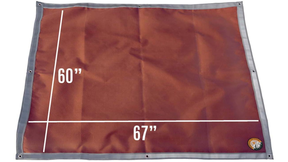 Fireside Outdoor Ember Mat, 68in x 60in, CDEM72