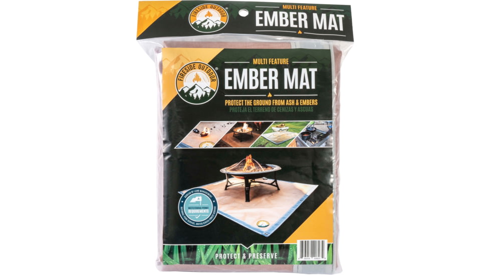Fireside Outdoor Ember Mat, 68in x 60in, CDEM72