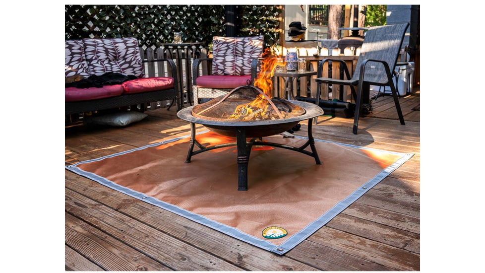 Fireside Outdoor Ember Mat, 68in x 60in, CDEM72
