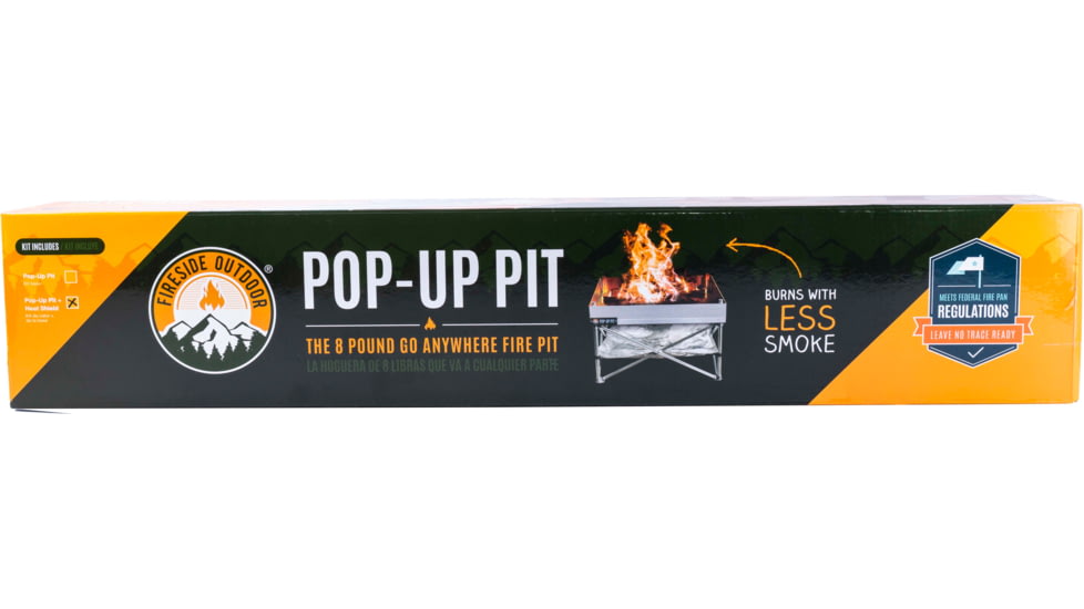 Fireside Outdoor Pop-Up Fire Pit, 24 in, CB001