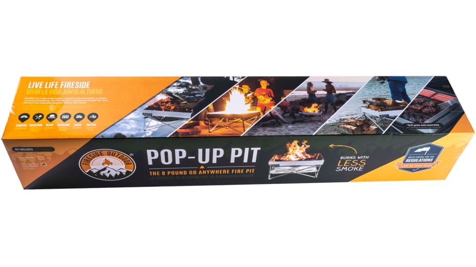 Fireside Outdoor Pop-Up Fire Pit, 24 in, CB001