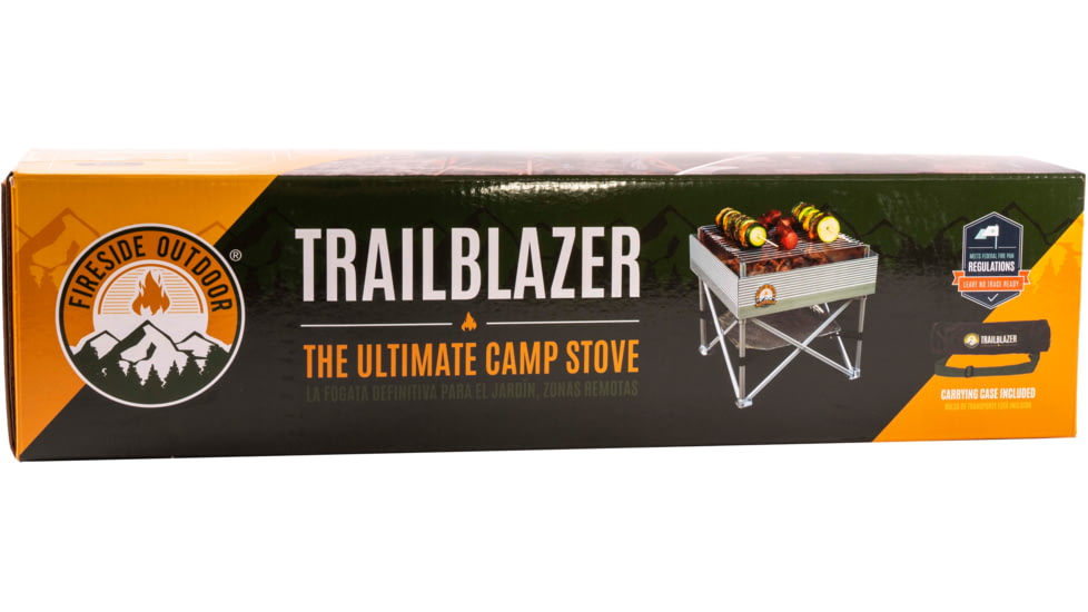 Fireside Outdoor Trailblazer Portable Fire Pit &amp; Grill, 12 in, CB005