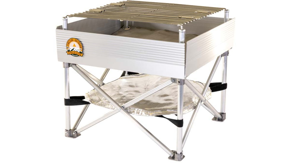 Fireside Outdoor Trailblazer Portable Fire Pit &amp; Grill, 12 in, CB005