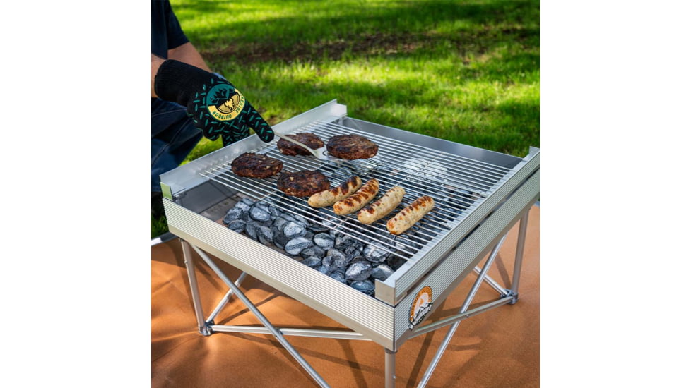 Fireside Outdoor Tri-Fold Grilling Grates For Pop-Up Fire Pit, 16,5 in, CDGG24-TRI