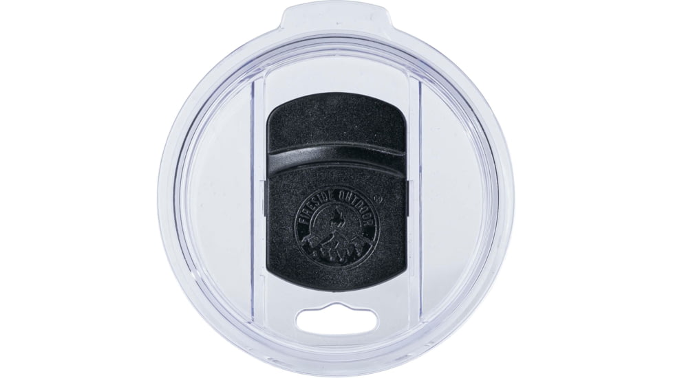 Fireside Outdoor Vibe Tumbler with/ Water-Resistant Bluetooth Speaker, Black, 28oz, VIBE-28-BLK