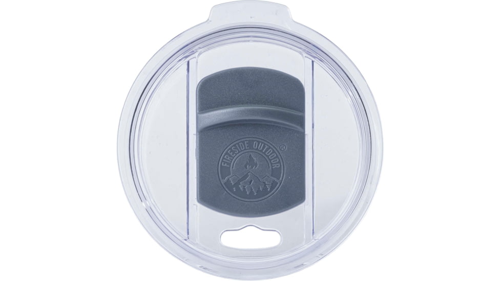 Fireside Outdoor Vibe Tumbler with/ Water-Resistant Bluetooth Speaker, Grey, 28oz, VIBE-28-GRY