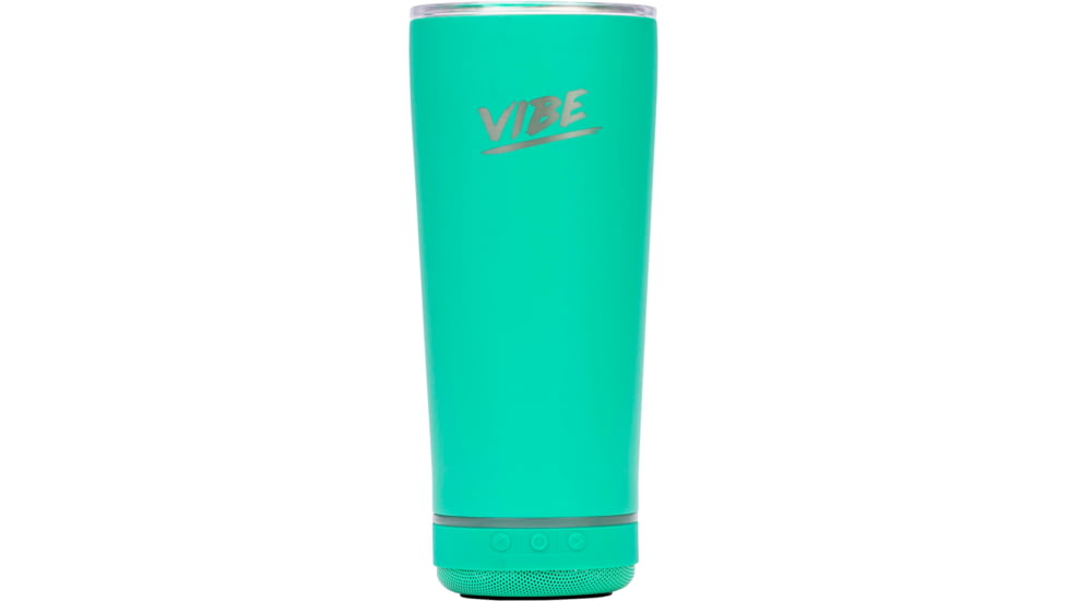 USED Fireside Outdoor Vibe Tumbler With Water-Resistant Bluetooth Speaker, Mint Green, VIBE-18-MGRN, EDEMO1