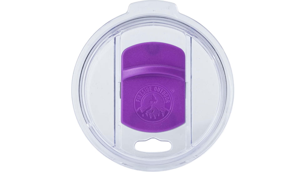 Fireside Outdoor Vibe Tumbler with/ Water-Resistant Bluetooth Speaker, Purple, 28oz, VIBE-28-PUR