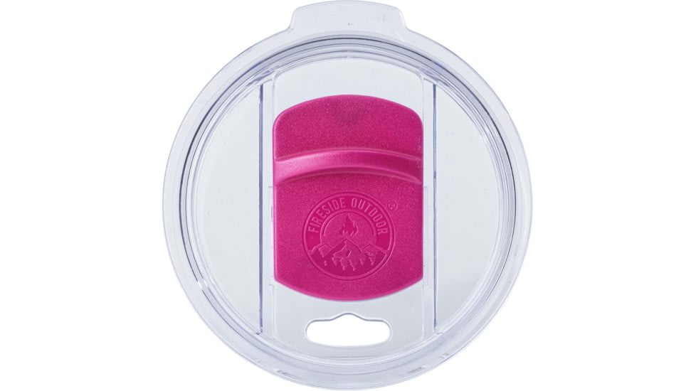 Fireside Outdoor Vibe Tumbler with/ Water-Resistant Bluetooth Speaker, Rosa, 28oz, VIBE-28-ROSA