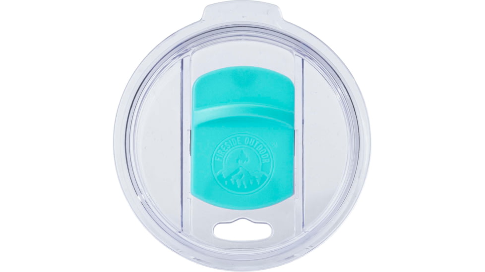 Fireside Outdoor Vibe Tumbler with/ Water-Resistant Bluetooth Speaker, Teal, 28oz, VIBE-28-TEAL