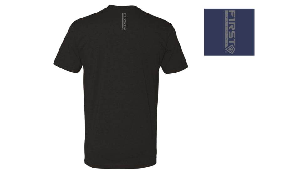 First Tactical Armor Logo T-Shirt - Men's, Medium, True Navy Heather, 112530-728-M