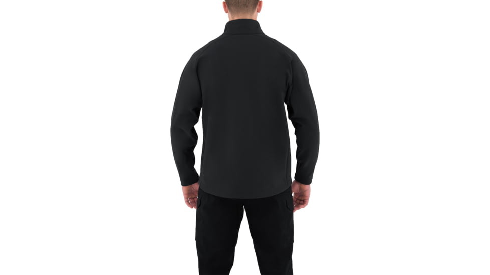 First Tactical Cotton Job Shirt 1/4 Zip - Mens, Black, Small, R, 118507-019-S-R