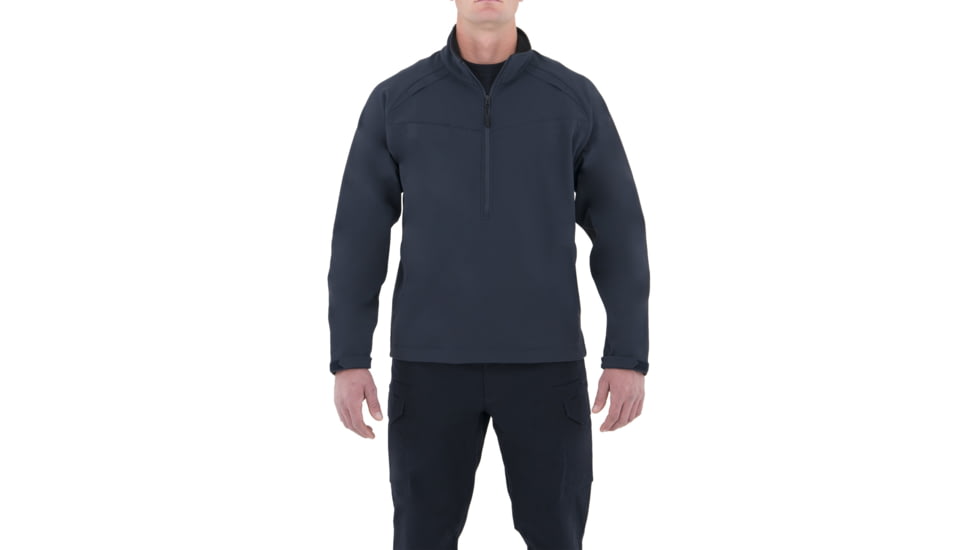 First Tactical Cotton Job Shirt 1/4 Zip - Mens, Midnight Navy, Extra Small, R, 118507-729-XS-R