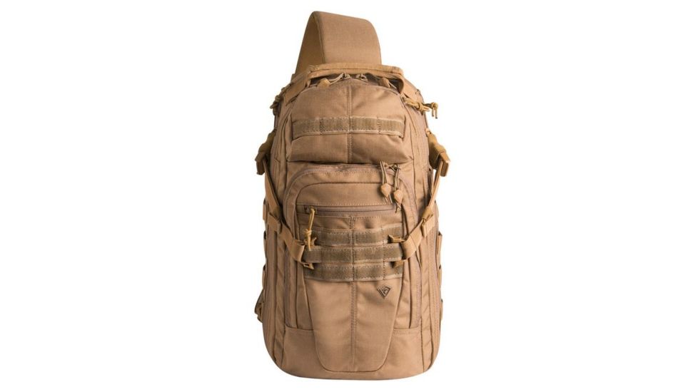 First Tactical Crosshatch Sling Pack, Coyote 180011-060-1SZ