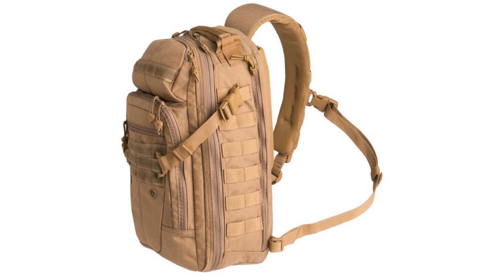 First Tactical Crosshatch Sling Pack, Coyote 180011-060-1SZ