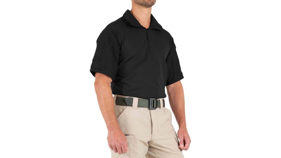 First Tactical Defender Short Sleeve Shirt - Mens, Regular, Black, Extra Large, 112017-019-XL-R