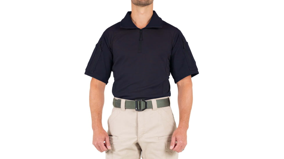 First Tactical Defender Short Sleeve Shirt - Mens, Regular, Midnight Navy, Extra Large, 112017-729-XL-R