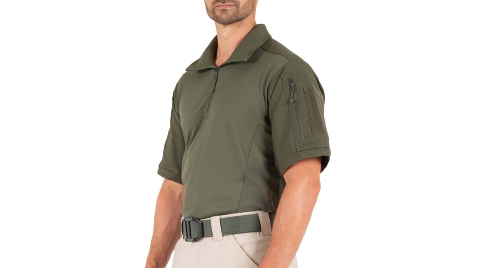 First Tactical Defender Short Sleeve Shirt - Mens, Regular, OD Green, 2XL, 112017-830-XXL-R