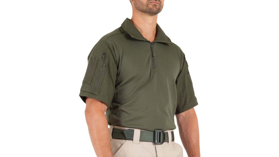 First Tactical Defender Short Sleeve Shirt - Mens, Regular, OD Green, 2XL, 112017-830-XXL-R