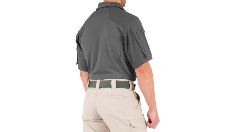 First Tactical Defender Short Sleeve Shirt - Mens, Regular, Wolf Grey, Large, 112017-036-L-R