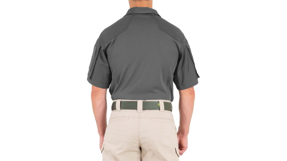 First Tactical Defender Short Sleeve Shirt - Mens, Regular, Wolf Grey, Large, 112017-036-L-R