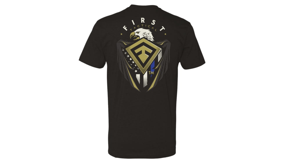 First Tactical Eagle Shield T-Shirt - Men's, 2XL, Black, 112535-019-XXL