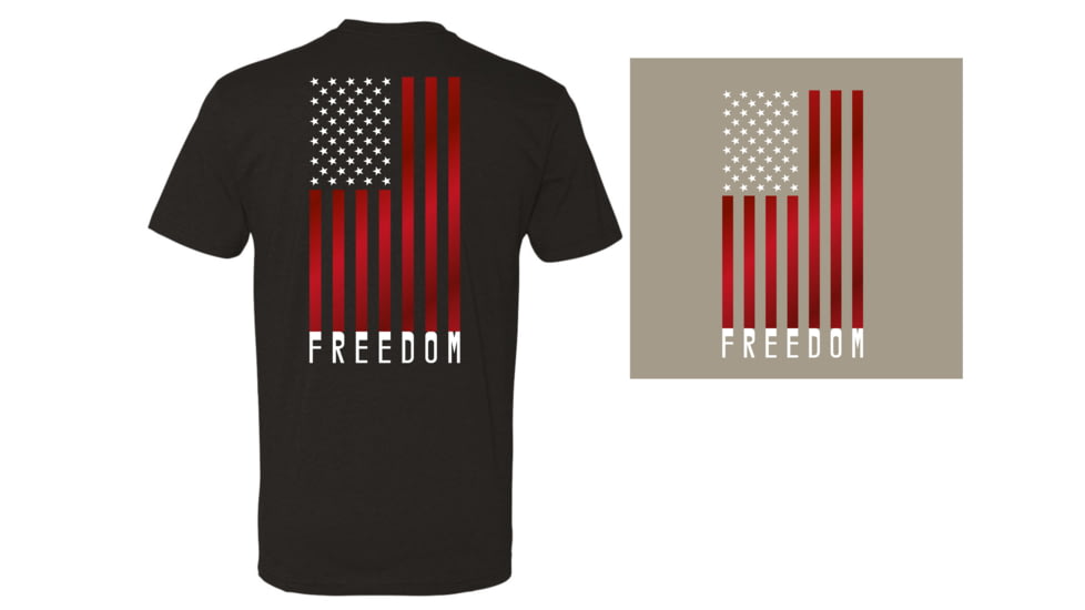 First Tactical Freedom Flag T-Shirt - Men's, Large, Stone, 112526-801-L