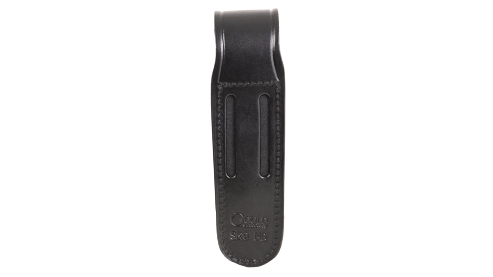 First Tactical Leather Light Pouch, Black, Medium, 142532-019-1SZ