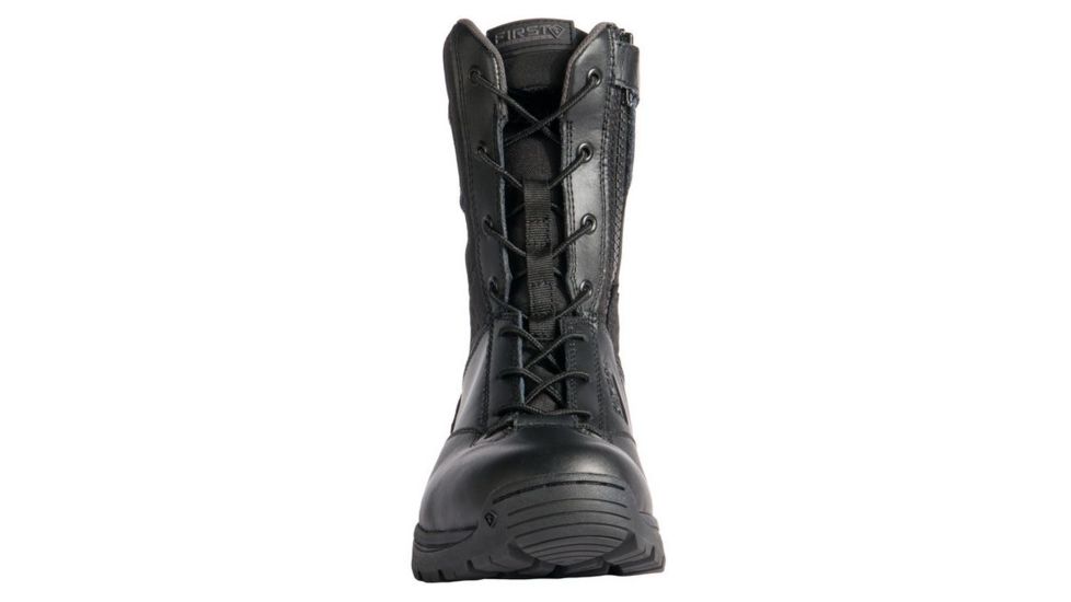 First Tactical Mens 8in S-Zip Dty Boot, Black, 6.5 Regular 165000-019-6.5-R
