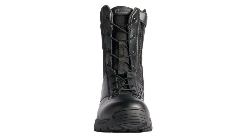 First Tactical Mens 8in Wp S-Zip Dty, Black, 10.5 Wide 165003-019-10.5-W