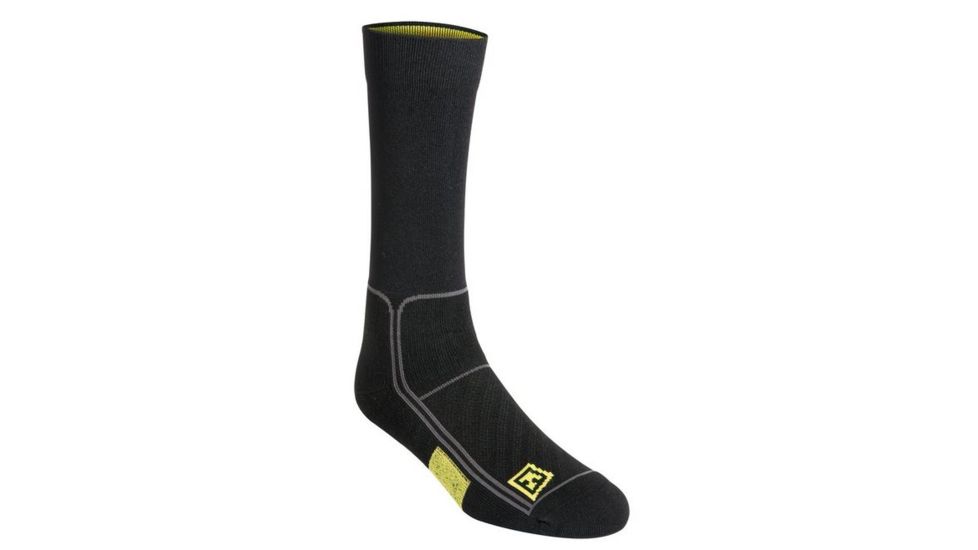 First Tactical Performance 6in Socks, Black, Small/Medium 160003-019-S/M