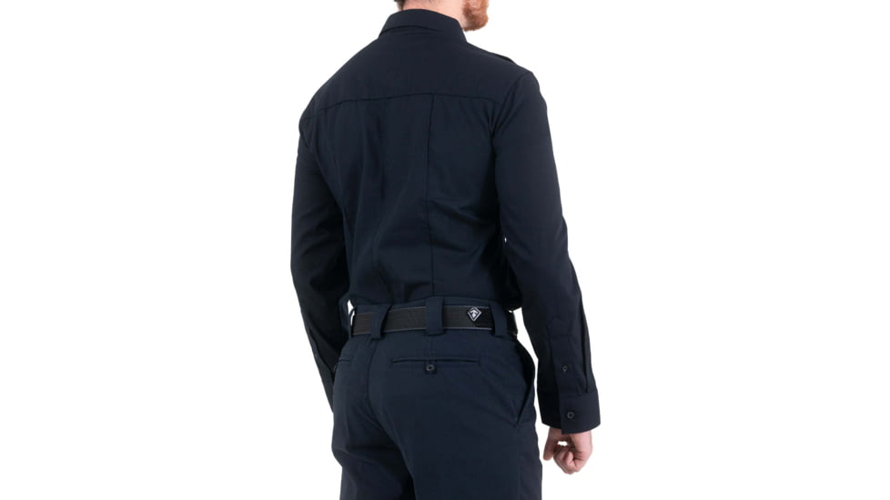 First Tactical Pro Duty Unifrom Long Sleeve Shirt - Mens, Short, Midnight Navy, Medium, 111011-729-M-S