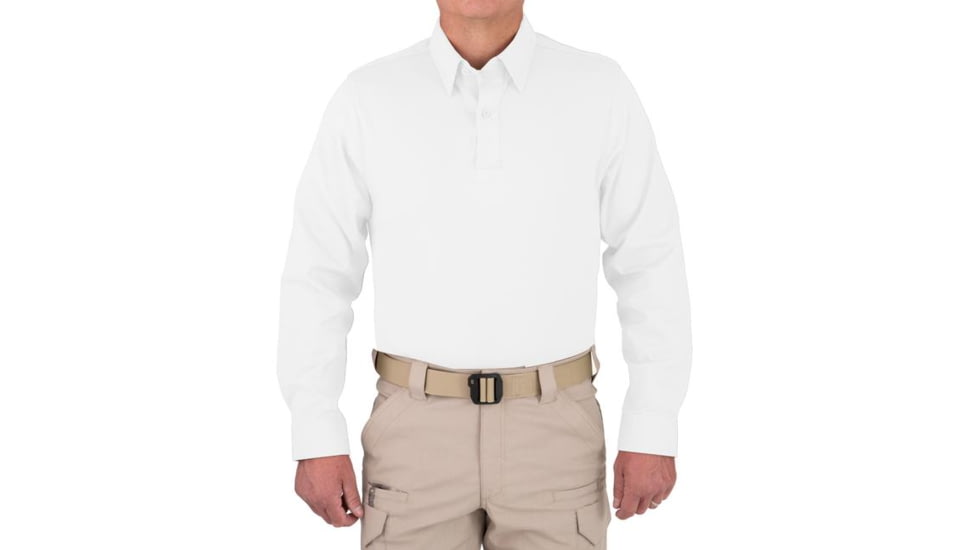 First Tactical V2 PRO Performance Shirt - Mens, White, Large, R, 111015-010-L-R
