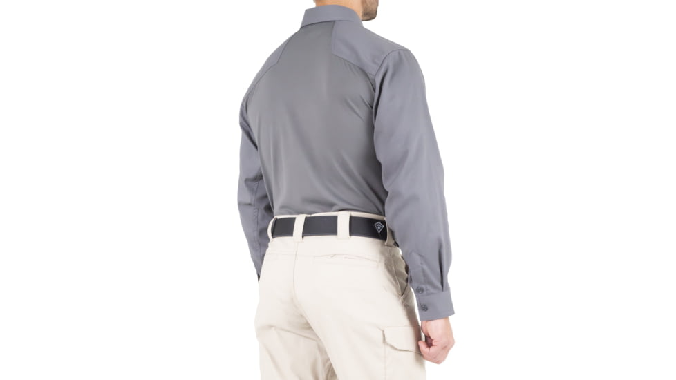First Tactical V2 PRO Performance Shirt - Mens, Wolf Grey, Extra Large, R, 111015-036-XL-R
