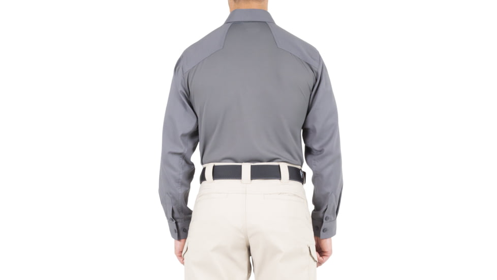 First Tactical V2 PRO Performance Shirt - Mens, Wolf Grey, Extra Large, R, 111015-036-XL-R