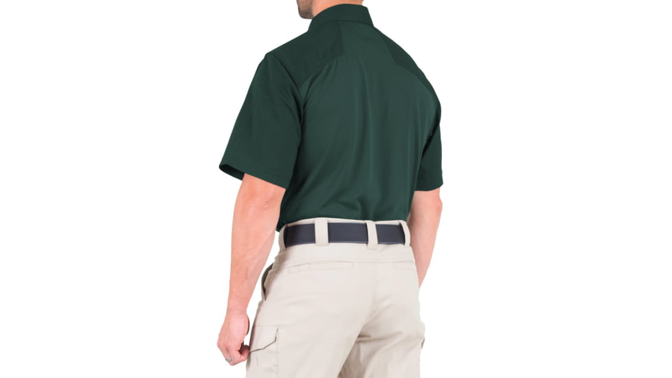 First Tactical V2 Pro Performance Short Sleeve Shirt - Mens, Spruce Green, Extra Large, T, 112012-812-XL-T