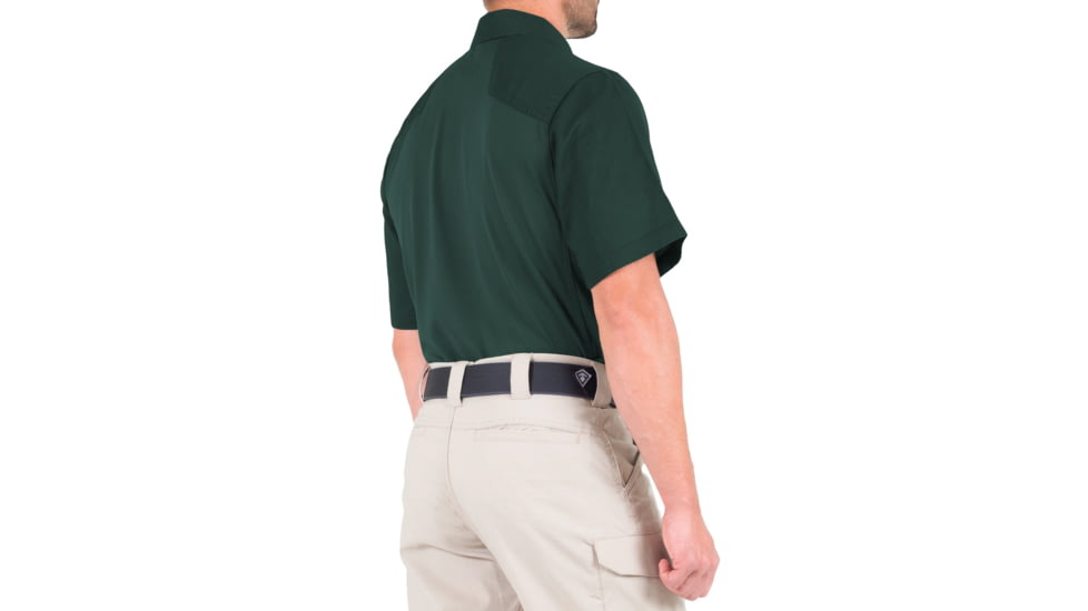 First Tactical V2 Pro Performance Short Sleeve Shirt - Mens, Spruce Green, Extra Large, T, 112012-812-XL-T