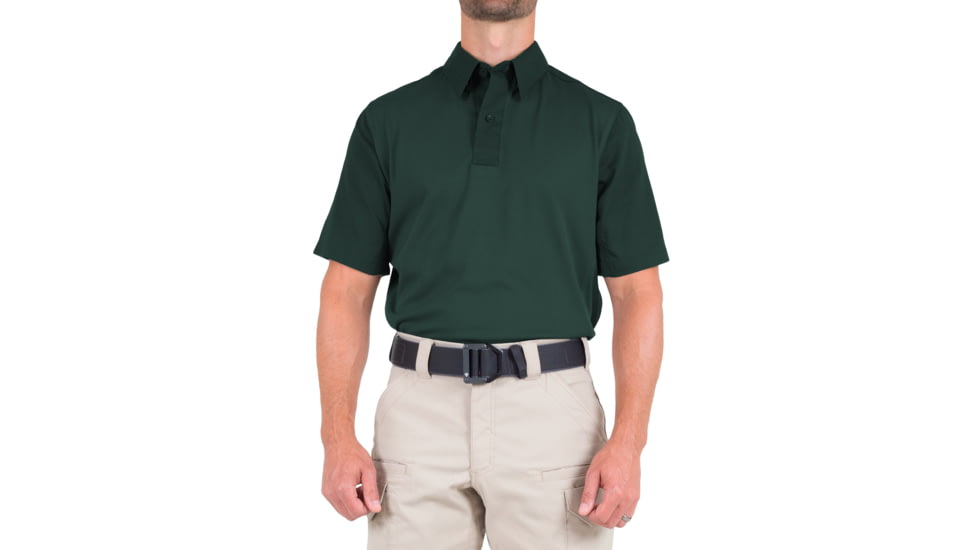 First Tactical V2 Pro Performance Short Sleeve Shirt - Mens, Spruce Green, Extra Large, T, 112012-812-XL-T