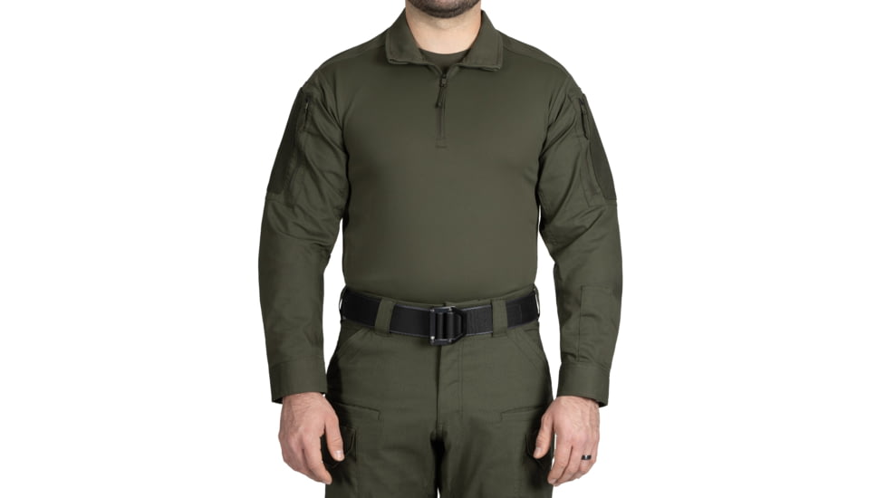 First Tactical V2 Responder Long Sleeve Shirt - Mens, Regular, OD Green, Medium, 111031-830-M-R