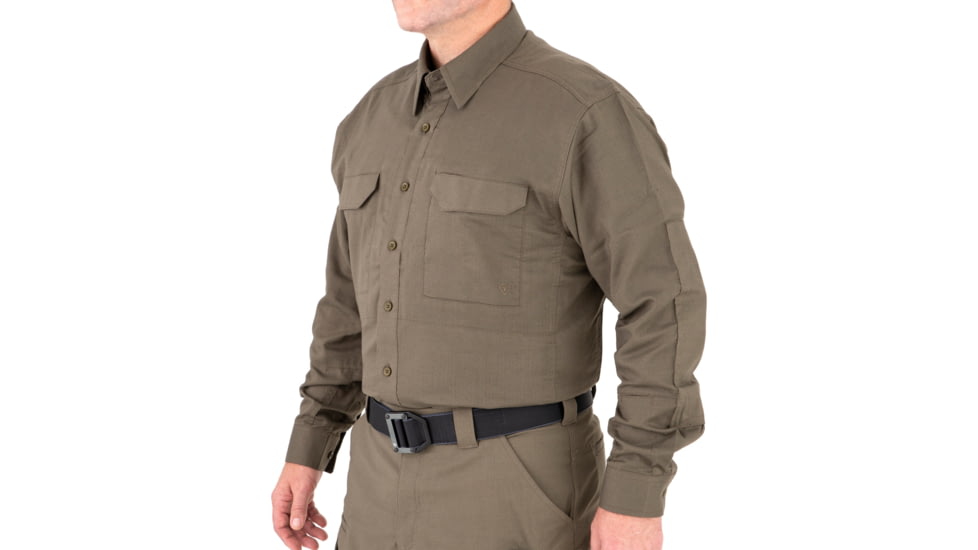 First Tactical V2 Tactical Long Sleeve Shirt - Mens, Ranger Green, 4XL, R, 111006-610-4XL-R
