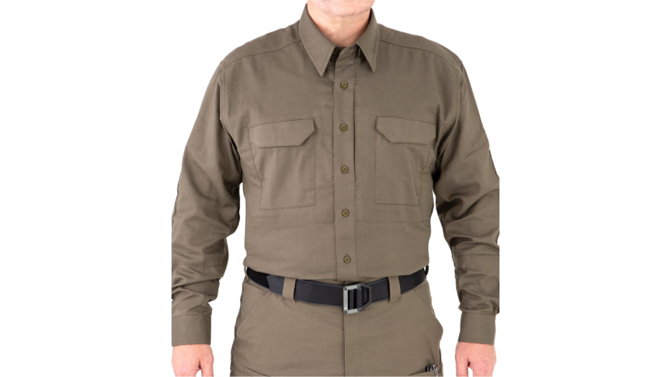 First Tactical V2 Tactical Long Sleeve Shirt - Mens, Ranger Green, 4XL, R, 111006-610-4XL-R