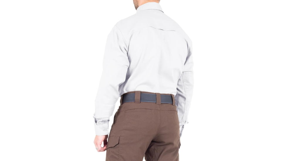 First Tactical V2 Tactical Long Sleeve Shirt - Mens, White, Extra Large, R, 111006-010-XL-R