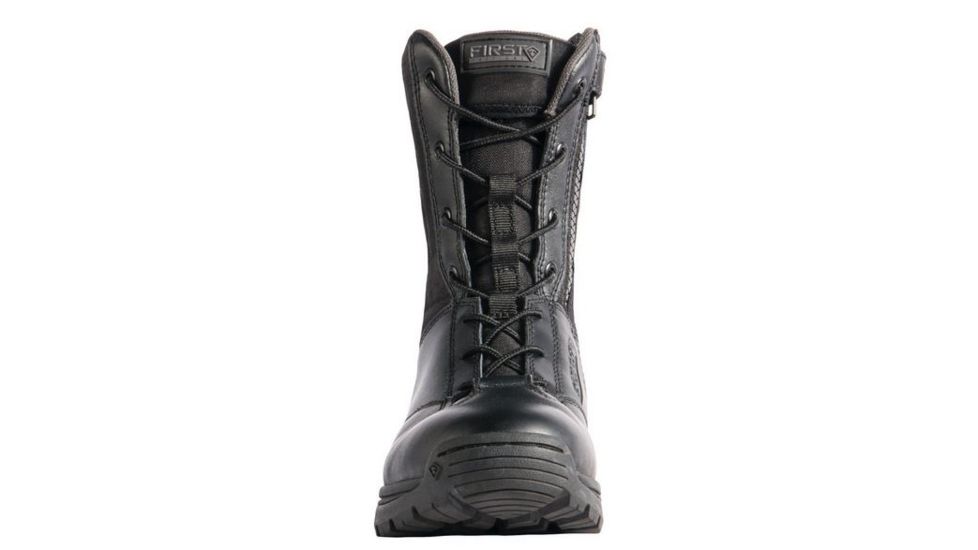 First Tactical Womens 8in S-Zip Dty Boot, Black, 5 Regular 166000-019-5-R